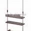 2 Tier Extendable Single bar garment hanging stand clothes hanging stand