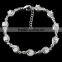 Unique design solitaire cubic zirconia bracelet length adjustable jewelry best gift for her