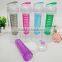 New 2015 700ml Plastic fruit cup 100% BPA fee Fruit Infusing Infuser Water Bottle creative Lemon Juice Bottle
