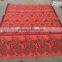 flower pattern portable beautiful thread blanket