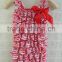 Infant Clothes Baby One-piece Knit Baby Girl Romper Jumpsuit Christmas Clothes Lace Satin Multicolor Ruffle Petti Bodysuit