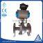 China supplier DN25 flange 304 stainless steel ball valve