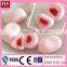 Pillow shaped soft marshmallow filled fruit jam