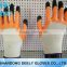 double coated on the fingertip Oil water penetration nitrile coated glove