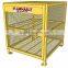 gas cylinder tank storage mesh cages design metal cages yellow color