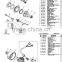 OEM Jog50 motorcycle spare parts
