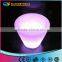 lighting flower pot/light up planter/rechargeable LED bucket