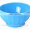 microwave bowl, kid bowl, silicone bowl shatterproof good hand feel baby favorite