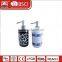 Top Quality Plastic Bath Accessory Set With Lotion Dispenser ,Tooth Brush holder ,Soap Dish and Tumbler