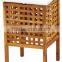 Wholesale walnut wood laundry basket