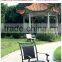 Patio furniture outdoor dining sets cast aluminum table and chairs in alu and PE/rattan wicker
