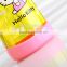 Pink Lid Plastic Baby Bottle Eco-friendly clear Baby Bottle with Straw