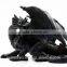 Oem hot sale wholesale resin european black dragon statue for sale