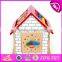 2017 new design funny toy children wooden multi activity cube W12D049