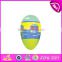 Promotion baby educational toys mini wooden musical egg shakers W07I080