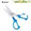 5" Transparent Handle Scissors in Professional Scissors Factory