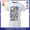 100% polyester high quality sports t-shirt simple white color