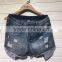 GZY latest summer high waist women denim shorts