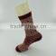 double cylinder thick 100% cotton wholesale socks men