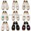 Wholesale Casual Ladies Flat Loafer Shoes woman summer fashion sandals breathable casual slip-on shoes