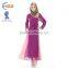 Zakiyyah 801002 Muslim kaftan women slim abaya burqa fashion colorful party dress pictures