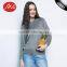2017 fashionable high quality back design custom knitted sweater with best price