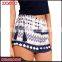 New Style Custom Any Size Summer Beach Women Mix Color Shorts Printed Casual Short Lady Pants