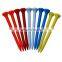 45mm bulk mixed colors plastic golf tees