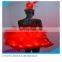 hot kids led Latin dance dress/luminous kids princess dress with led lights