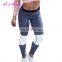 Drop Free Shipping Fight Color Sport Elastic Band Seamless Yoga Legging