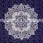 Indian Latest Wall Hanging Hippie Ombre Mandala Tapestry Bohemian Bedspread Dorm Decor 95"X85" Inch