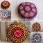 indian hand made suzani embroidered cushion cover lot