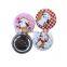 Disney Audited Factory New Design Cute Minnie Fabric Metal Pin Tin Button Badge