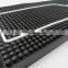 black pvc bar drink mats with custom logo