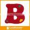 2015 Chenille Embrodery Patch Number English Letter for Letter Jacket