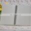 Recycle brown kraft paper notebook spiral perforated notebook