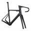 Wholesale A9 All Internal Cable Carbon Disc Brake Flat Mount Road Bike Frame