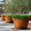 Corten Steel Planters Garden Flower Pot