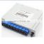 ABS Box LGX Cassette Type PLC Splitter 1x32 1x16 1x8 1x4 With Green Blue Connector SC/APC SC UPC