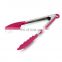 High quality fashion food grade silicone tongs,bread tongs,BBQ tongs for kitchen accessory