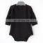 newborn waffle cotton blank romper long sleeve onesie custom baby jumpsuit romper