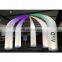 LED Lighting Cone Props Decorative White Glow Inflatable Tusk Tube for Wedding Party