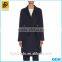 Custom Soft Cheap Solid Color Plain Hooded Cotton Open Front Knitted Poncho Design Women Coats 2016