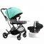 Fantastic trend expedition premium fancy design luxury 3 in 1 aluminum alloy baby stroller
