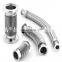 KF-16 flexible flange hose vacuum fitting SS304 500mm Bellow Hose 1000mm Vacuum hose