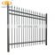 Outdoor privacy screen fence panel spearhead fence