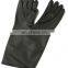 ZMSAFETY 15 Mil Flocklined Diamond Grip Green Nitrile Gloves