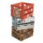 Wholesale OEM order modern simple useful handmade mini wooden crates