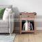 Farmhouse Nightstand with Drawer Rustic Wood Night Stand for Bedroom Bedside Table 16 x 19 x 24 inches