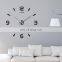 K&B modern design 3D DIY sticker wall clocks home decoration for living room